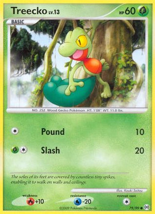 Treecko (79) - 79/106 [Arceus] Reverse Holofoil