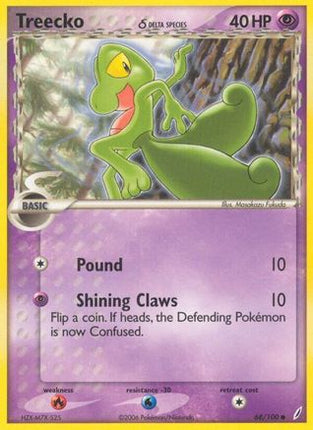 Treecko (Delta Species) - 68/100 [Crystal Guardians] Reverse Holofoil