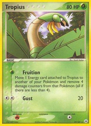 Tropius - 27/null [Hidden Legends] Reverse Holofoil