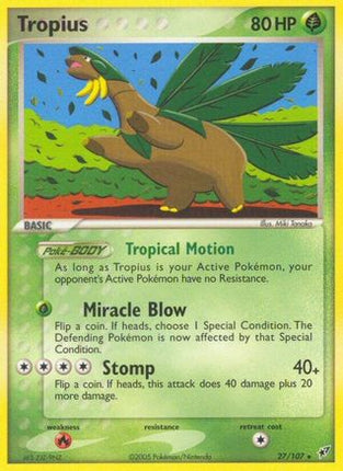 Tropius - 27/107 [Deoxys] Reverse Holofoil