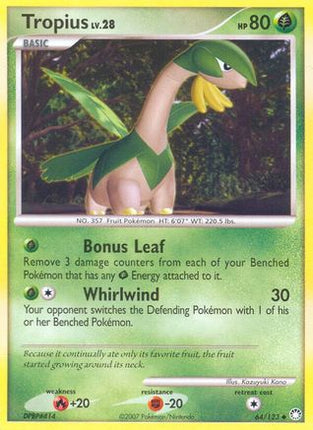 Tropius - 64/123 [Mysterious Treasures] Reverse Holofoil