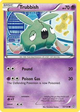 Trubbish - 53/124 [Dragons Exalted] Reverse Holofoil