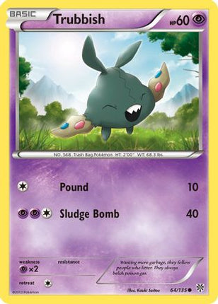 Trubbish (64) - 64/108 [Plasma Storm] Reverse Holofoil