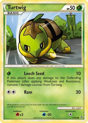 Turtwig - 67/106 [Unleashed] Reverse Holofoil