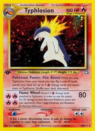 Typhlosion (18) - 18/111 [Neo Genesis] Unlimited Holofoil