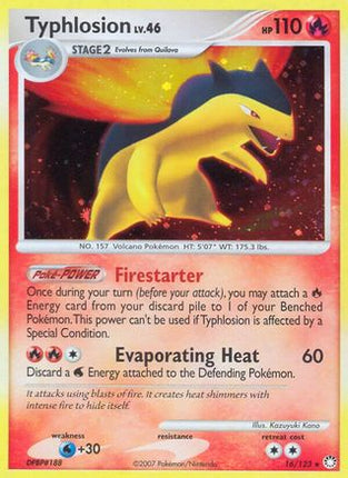 Typhlosion - 16/123 [Mysterious Treasures] Reverse Holofoil