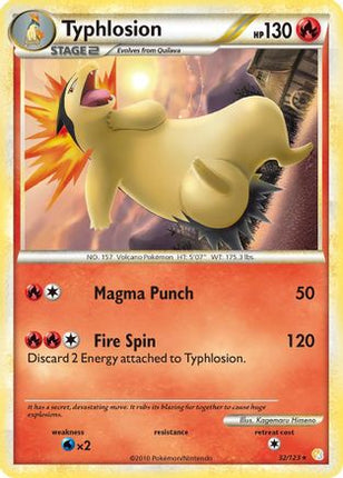 Typhlosion - 32/106 [HeartGold SoulSilver]