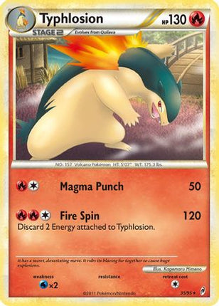 Typhlosion - 35/95 [Call of Legends] Reverse Holofoil