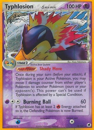 Typhlosion (Delta Species) - 12/106 [Dragon Frontiers] Reverse Holofoil