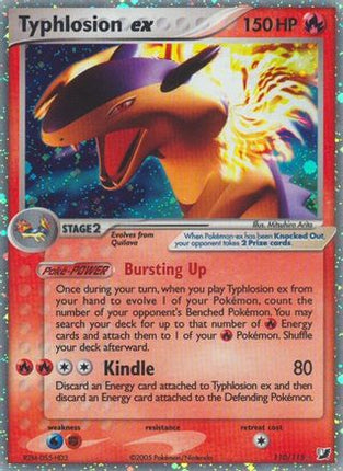 Typhlosion ex - 110/115 [Unseen Forces] Holofoil