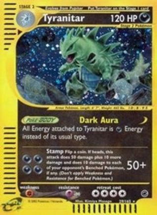 Tyranitar (29) - 29/165 [Expedition] Reverse Holofoil