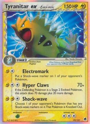 Tyranitar ex (Delta Species) - 99/106 [Dragon Frontiers] Holofoil