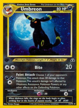 Umbreon (13) - 13/75 [Neo Discovery] Unlimited Holofoil