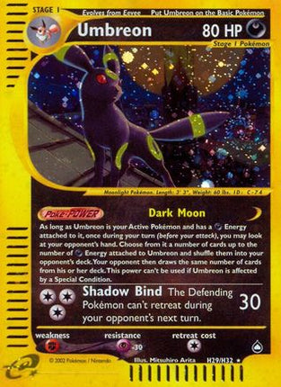 Umbreon (H29) - H29/147 [Aquapolis] Holofoil