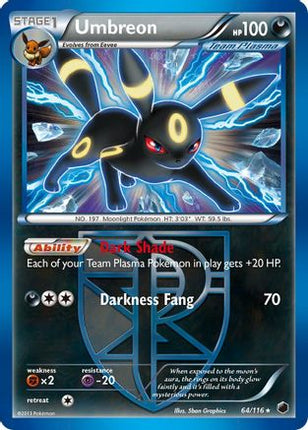 Umbreon (Team Plasma) - 64/106 [Plasma Freeze] Holofoil