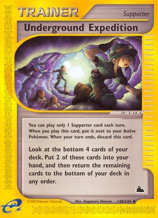 Underground Expedition - 140/144 [Skyridge] Reverse Holofoil