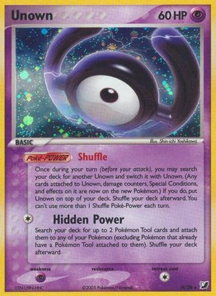 Unown (H) - H/115 [Unseen Forces] Holofoil