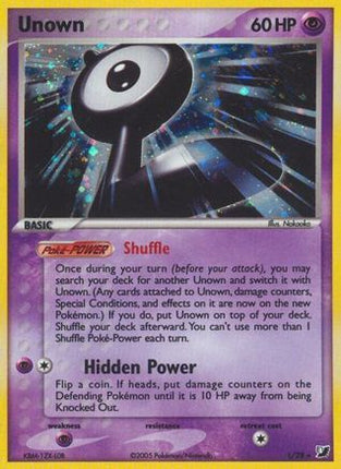 Unown (L) - L/115 [Unseen Forces] Holofoil