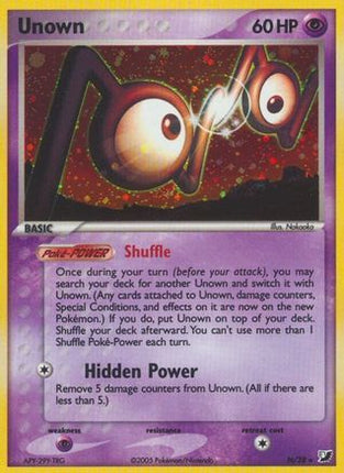 Unown (N) - N/115 [Unseen Forces] Holofoil
