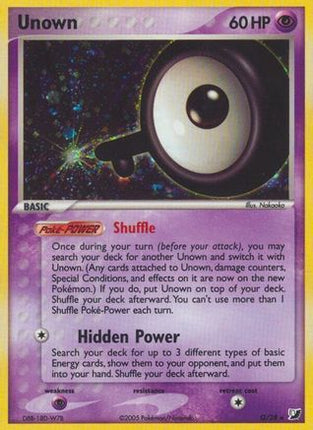 Unown (Q) - Q/115 [Unseen Forces] Holofoil