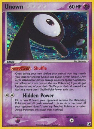 Unown (R) - R/115 [Unseen Forces] Holofoil