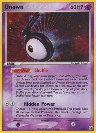 Unown (T) - T/115 [Unseen Forces] Holofoil