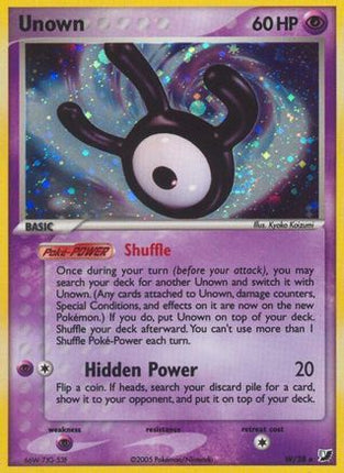 Unown (W) - W/115 [Unseen Forces] Holofoil