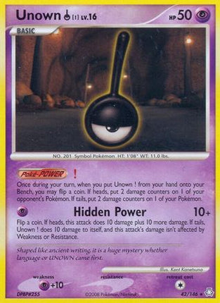 Unown (!) - 42/106 [Legends Awakened] Reverse Holofoil