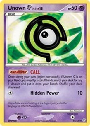 Unown [C] - 67/130 [Diamond and Pearl]