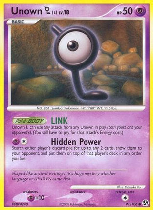 Unown [L] - 91/106 [Great Encounters]