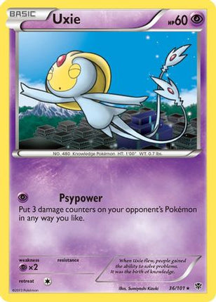 Uxie - 36/106 [Plasma Blast] Reverse Holofoil