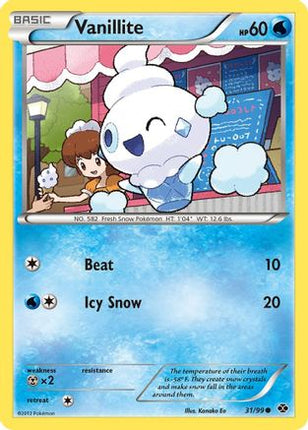 Vanillite - 31/99 [Next Destinies] Reverse Holofoil