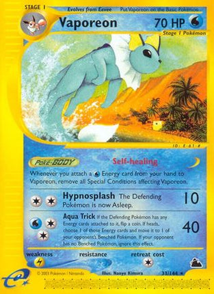 Vaporeon - 33/144 [Skyridge]