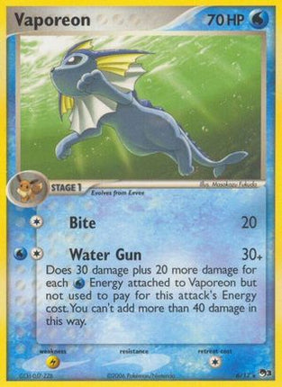 Vaporeon - 6/null [POP Series 3] Holofoil