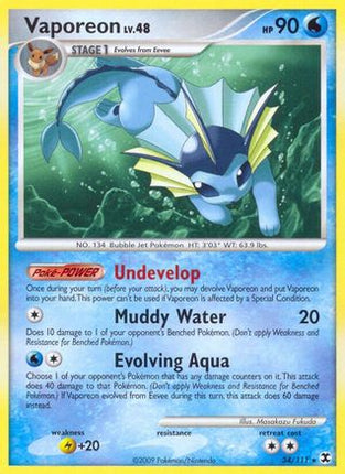 Vaporeon - 34/106 [Rising Rivals] Reverse Holofoil