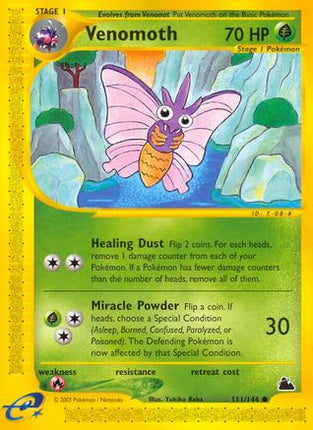 Venomoth - 111/144 [Skyridge] Reverse Holofoil