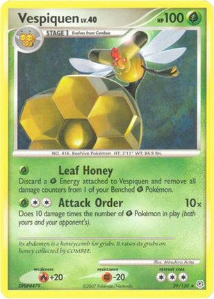 Vespiquen - 39/130 [Diamond and Pearl] Reverse Holofoil