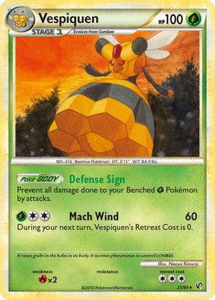 Vespiquen - 23/106 [Undaunted] Reverse Holofoil