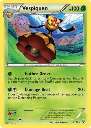 Vespiquen - 5/108 [Plasma Storm] Reverse Holofoil