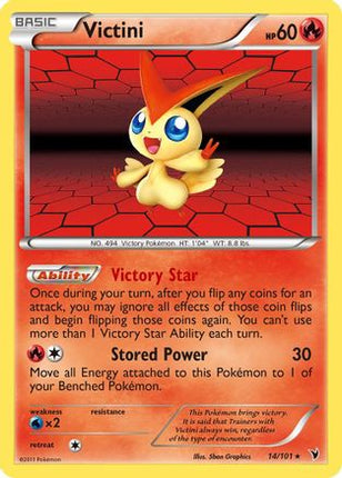 Victini (14) - 14/101 [Noble Victories] Reverse Holofoil