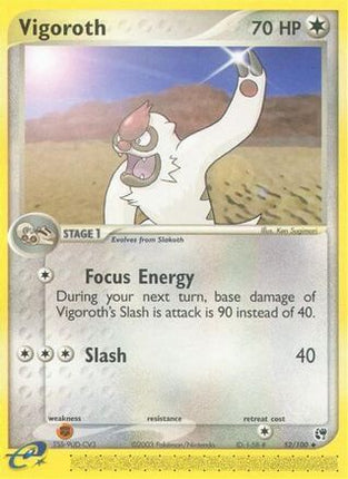 Vigoroth - 52/109 [Sandstorm] Reverse Holofoil