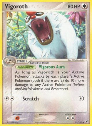 Vigoroth - 50/107 [Deoxys] Reverse Holofoil
