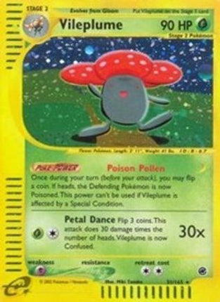 Vileplume (31) - 31/165 [Expedition] Holofoil