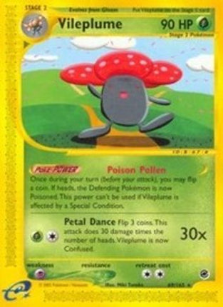 Vileplume (69) - 69/165 [Expedition] Reverse Holofoil
