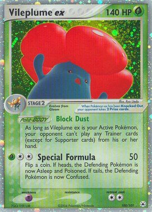 Vileplume ex - 100/null [Hidden Legends] Holofoil
