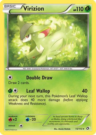 Virizion - 15/106 [Legendary Treasures] Reverse Holofoil