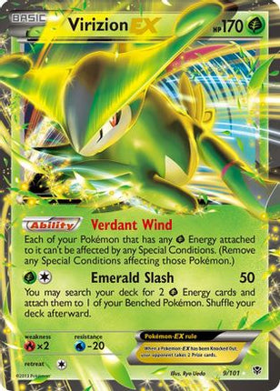 Virizion EX - 9/106 [Plasma Blast] Holofoil