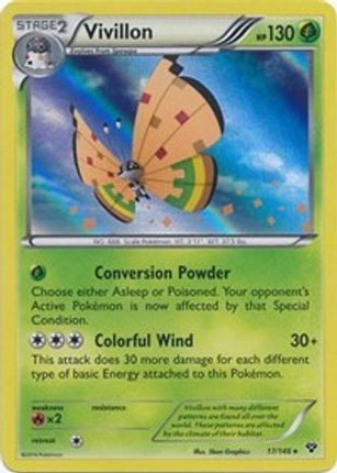 Vivillon (High Plains [Orange]) - 17/106 [XY Base Set] Holofoil