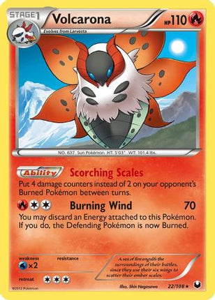 Volcarona - 22/108 [Dark Explorers] Reverse Holofoil