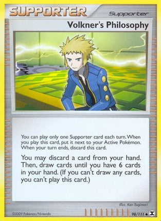 Volkner's Philosophy - 98/106 [Rising Rivals] Reverse Holofoil